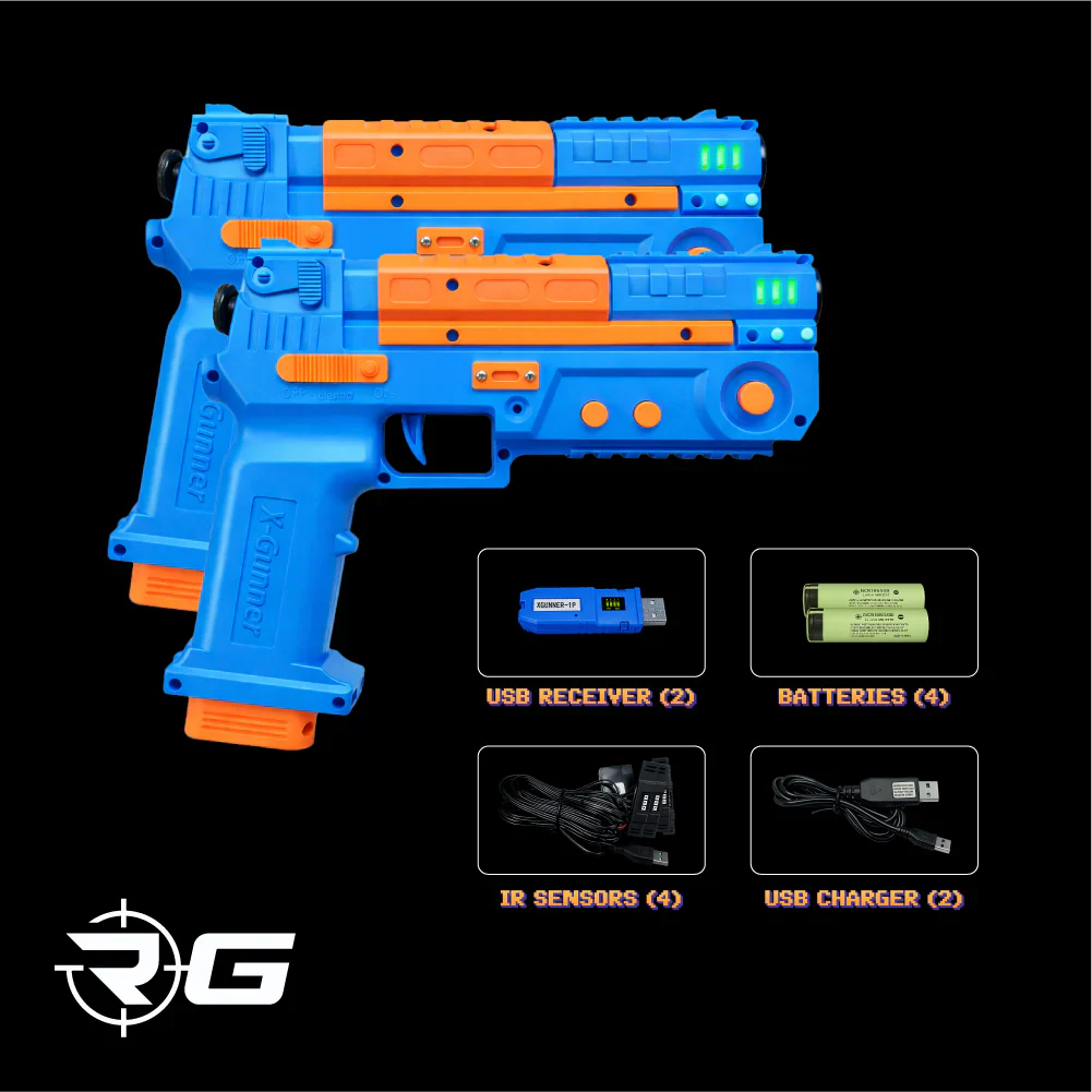 Retro Gunner 8-Bit Arcade Style Action Figure